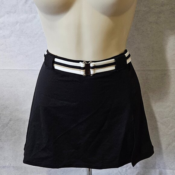 [NWOT] VINTAGE JAG Black Swim Skirt Coverup Sarong - Picture 1 of 6